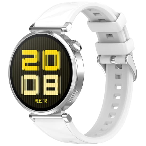 INF Silikonklokkerem til Huawei GT5 Pro 42mm - Svart Hvit