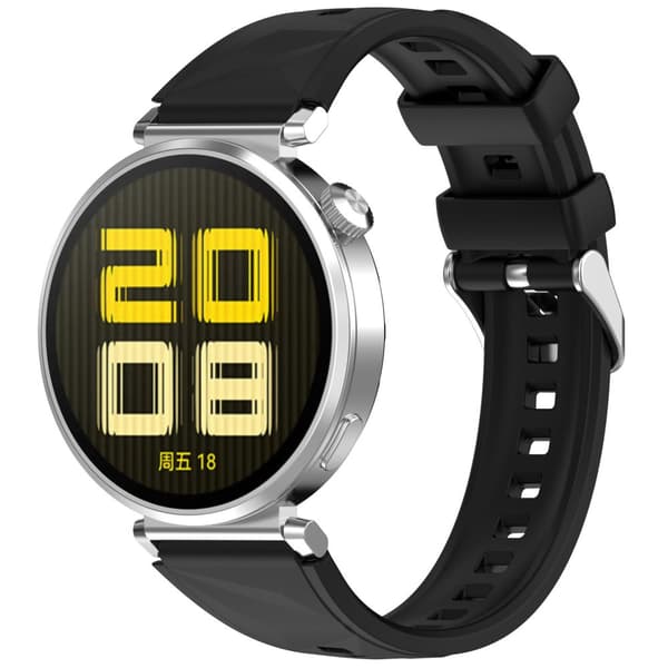 INF Silikoni kellon ranneke Huawei GT5 Prolle 42mm - musta