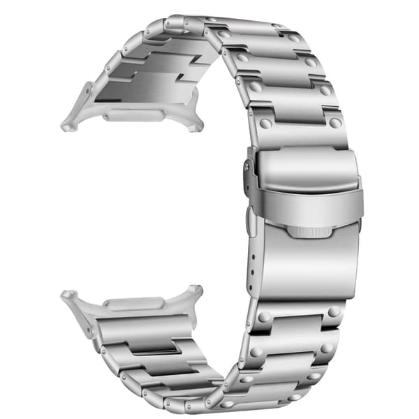 SKALO Lænkearmbånd Samsung Watch Ultra 47mm Sølv