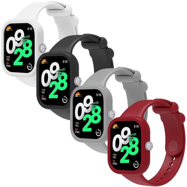 SKALO Silikonarmband med Skal Xiaomi Redmi Watch 4