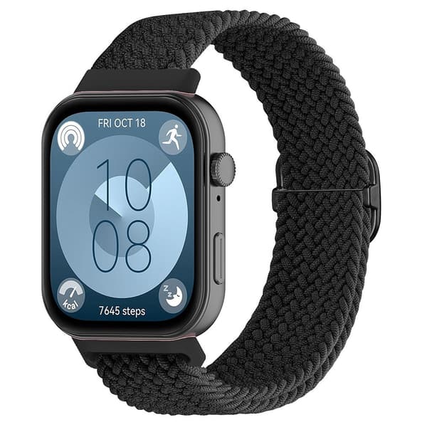 SKALO Flätat tygarmband Huawei Watch Fit 3