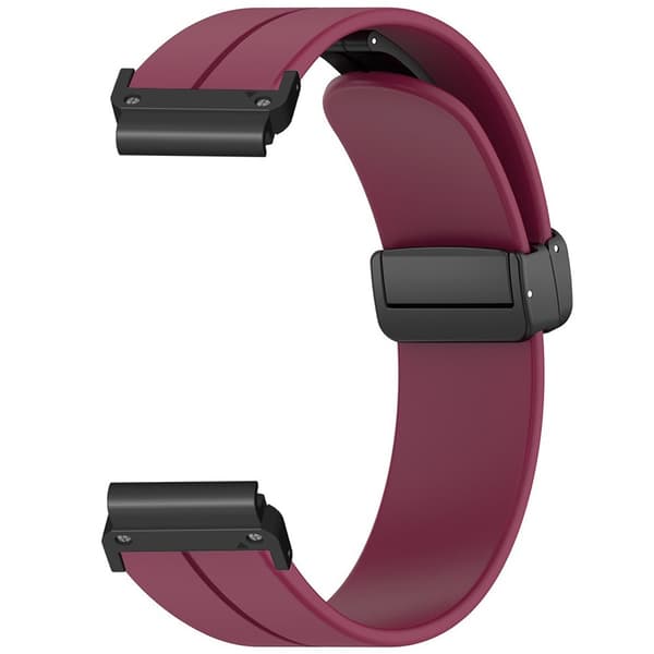 SKALO Silikoniranneke metallisolki Garmin Fenix 8 51mm