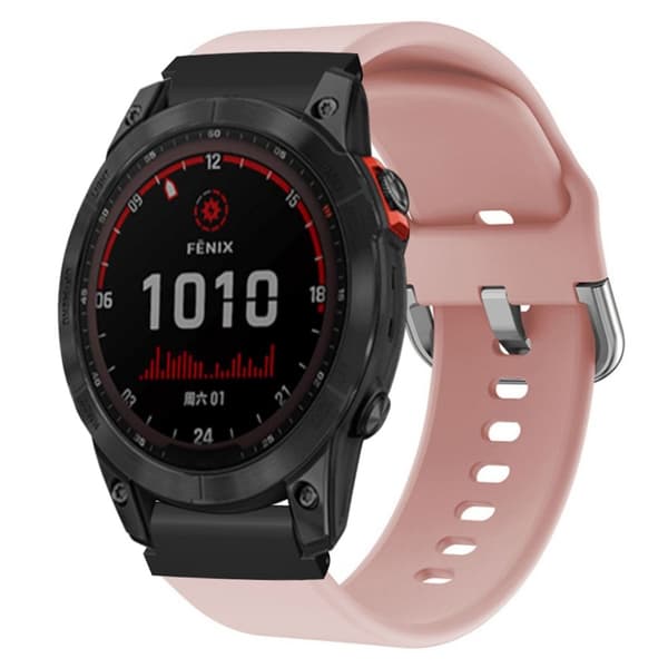 SKALO Garmin Fenix 8 43mm Silikonearmbånd Formtilpasset