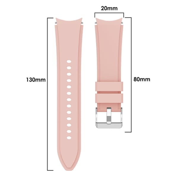 SKALO Samsung Watch 7 40mm/44mm Silikoniranneke Muotoiltu