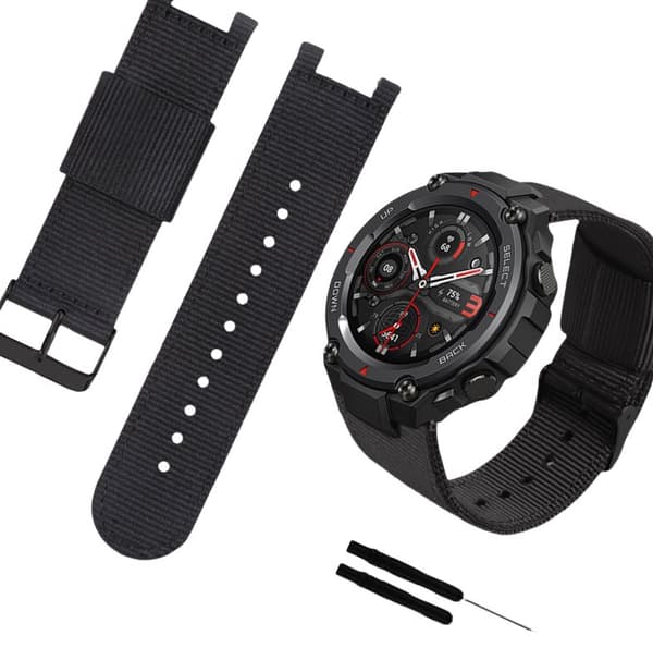INF Amazfit T-Rex Pro Nylon Canvas -kellohihna