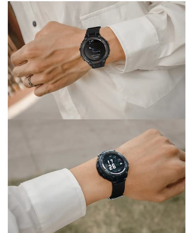 INF Amazfit T-Rex Pro Nylon Canvas -kellohihna