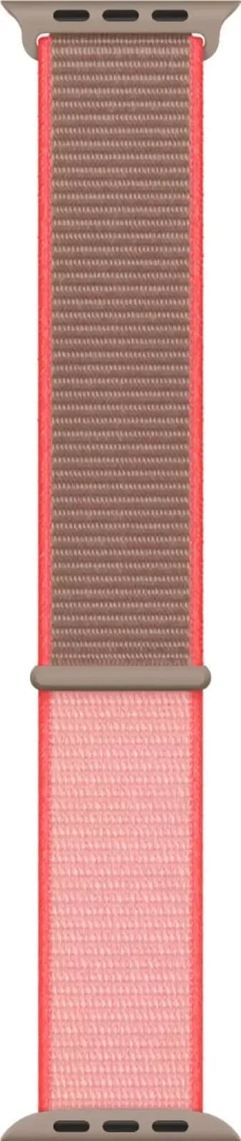 Ægte Apple Watch rem Sport Loop Nylon Silikone 44MM til iWatch