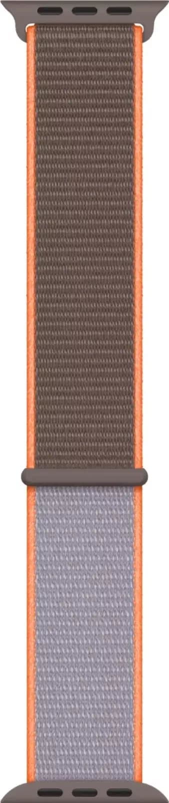 Äkta Apple klockarmband Sport Loop Nylon Silikon 44MM för iWatch Vitamin C