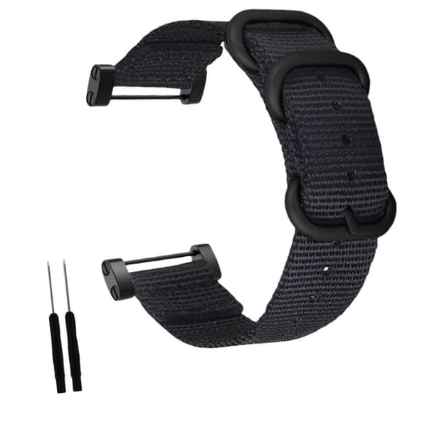 INF SUUNTO Core Expedition Series Nylonklokkerem 0 Sort