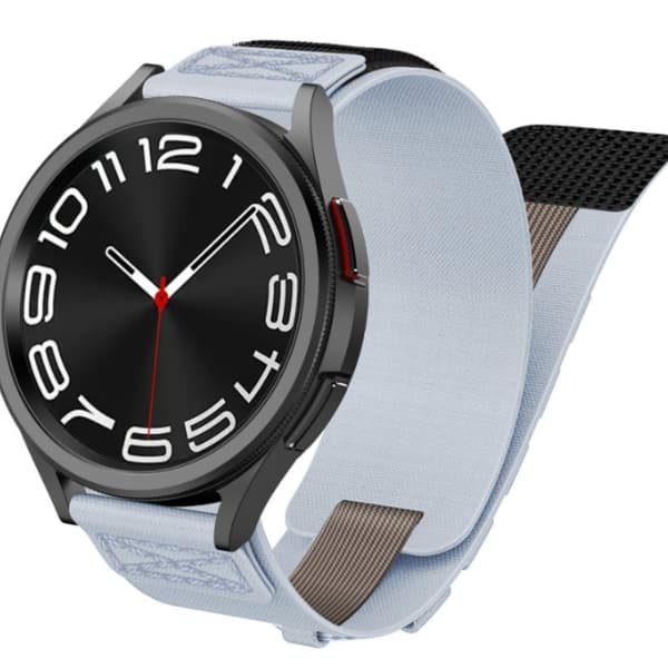 INF Vævet nylon urrem til Samsung Galaxy Watch 0 Grå M
