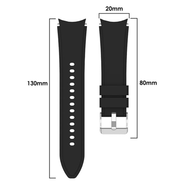 SKALO Silikonarmband Samsung Watch 6 40mm/44mm