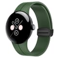 Pikkukuva 2 / 5: SKALO Silikoniranneke metallisolki Google Pixel Watch / Pixel Watch 2