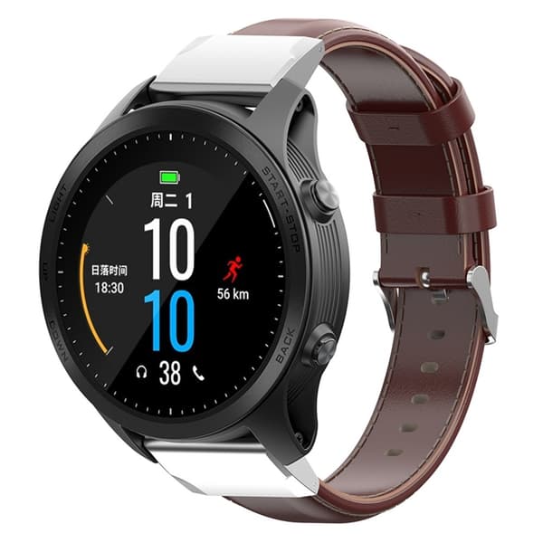 KALEBOL Läderarmband Garmin Fenix 7X/7X Pro 51mm