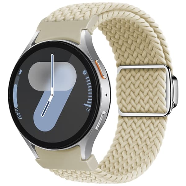 SKALO Flätat Tygarmband Samsung Watch 6 Classic 43mm/47mm