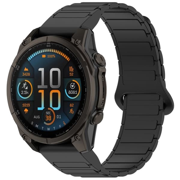 INF Garmin Fenix 5/6/7/8 magnetisk urrem med hurtig udløsning 0