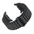 Pikkukuva 1 / 2: INF Military Green Nylon kellon ranneke Samsung Galaxy Watchiin