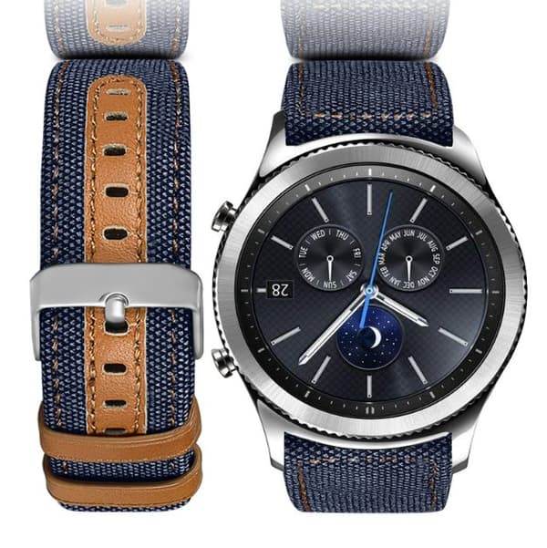 INF Klokkerem i ekte skinn til Samsung Galaxy Watch 3 40mm 42mm
