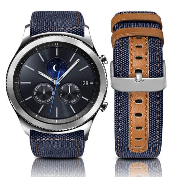 INF Klokkerem i ekte skinn til Samsung Galaxy Watch 3 40mm 42mm