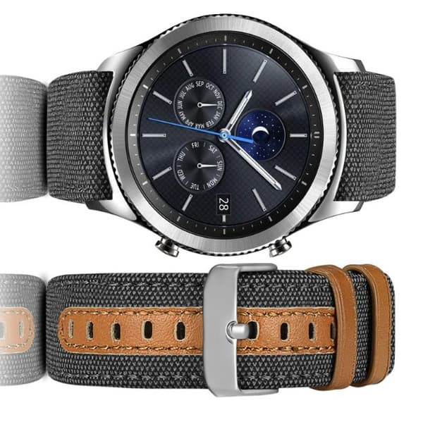 INF Klokkerem i ekte skinn til Samsung Galaxy Watch 3 40mm 42mm