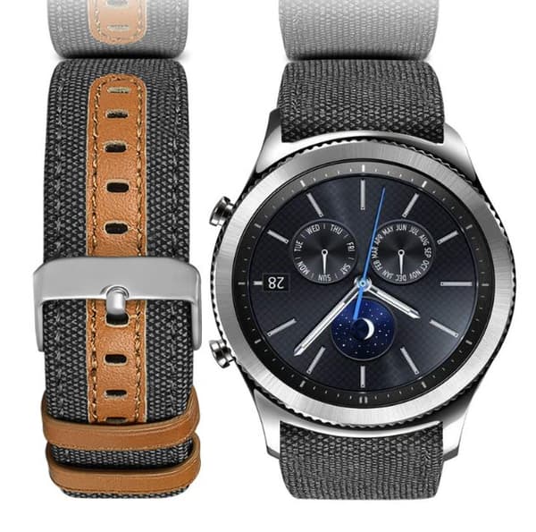 INF Klokkerem i ekte skinn til Samsung Galaxy Watch 3 40mm 42mm
