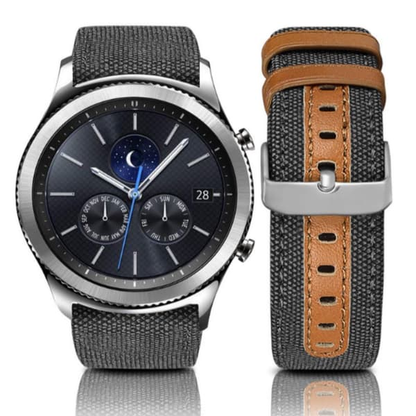 INF Klokkerem i ekte skinn til Samsung Galaxy Watch 3 40mm 42mm