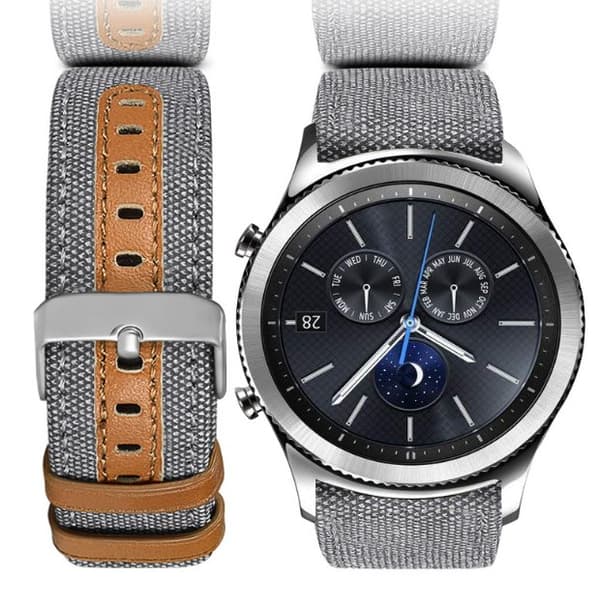INF Klokkerem i ekte skinn for Samsung Galaxy Watch 3/22/46MM