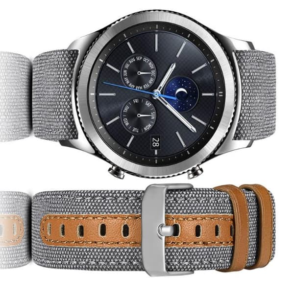 INF Klokkerem i ekte skinn for Samsung Galaxy Watch 3/22/46MM