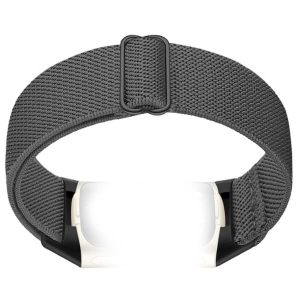INF Nylon flettet urrem til Fitbit Charge 5/6 Mørkegrå