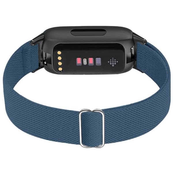 INF Fitbit Inspire 3 Rem i Elastisk Nylon Marineblå