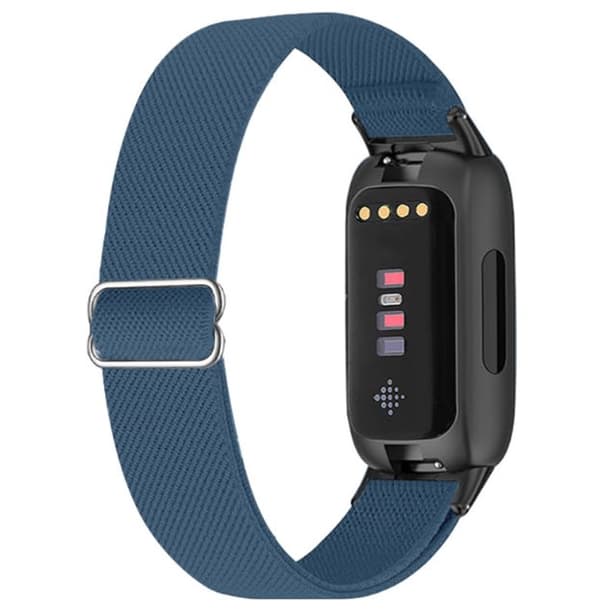 INF Fitbit Inspire 3 Rem i Elastisk Nylon Marineblå