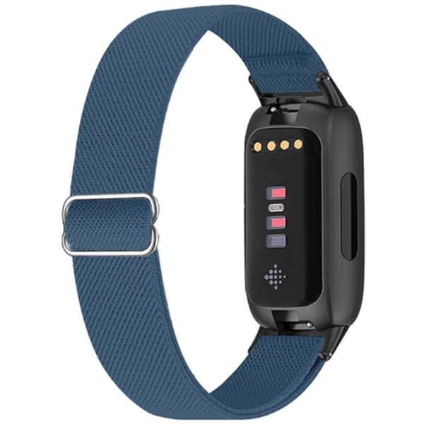 INF Fitbit Inspire 3 Rem i Elastisk Nylon Marineblå