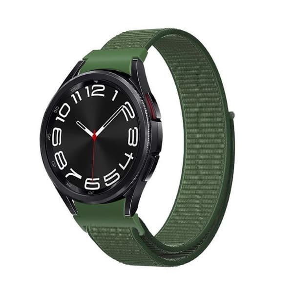 INF Tyylikäs Nailonranneke Samsung Galaxy Watch 4/5/6 -kellolle Ruohon väri