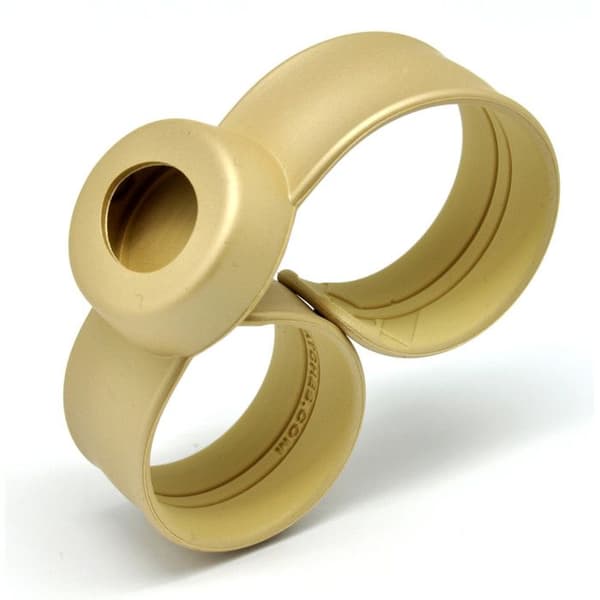 Armbandsur - Bill's Watch - Mini Metallisk Effekt Guld - Guld silikon - Anti-allergisk - 22,5 cm