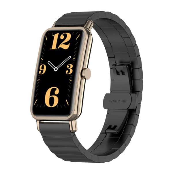 INF Rose Gold Klockarmband i rostfritt stål för Huawei Watch Fit Mini