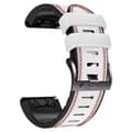 Miniatyrbilde 2 av 2: INF Hvit silikonklokkerem for Garmin Fenix 8X 7 6X 6 5X 5 5S