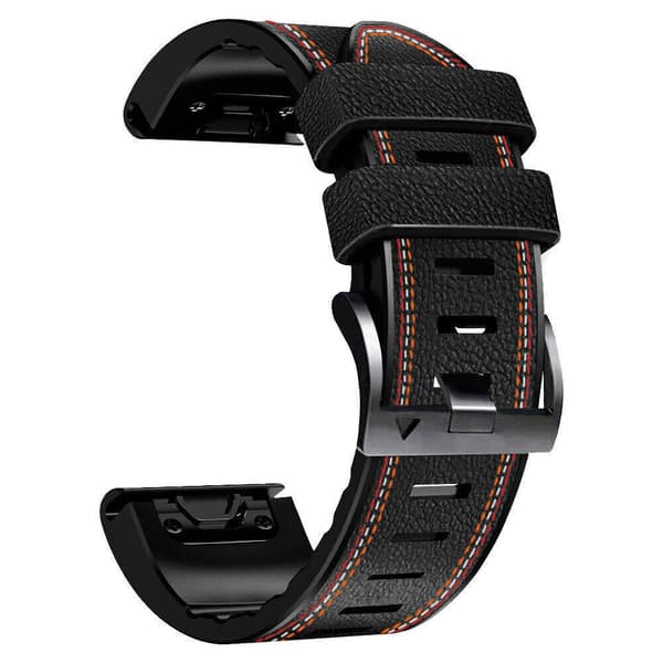 INF Hvit silikonklokkerem for Garmin Fenix 8X 7 6X 6 5X 5 5S