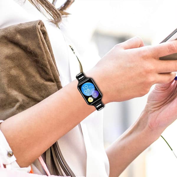 INF Xiaomi Mi 8 Pro Smartwatch-rem med Rhinestone Butterfly-spænde