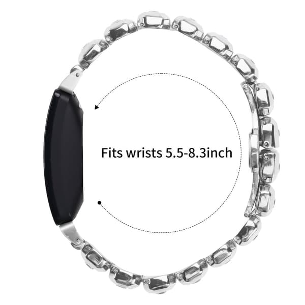 INF Fitbit Inspire Square Diamond Butterfly Spänne