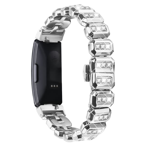 INF Fitbit Inspire Square Diamond Butterfly Spänne