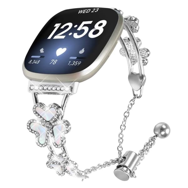 INF Clover sjarmarmbånd for Fitbit Versa 3/4/Sense 2