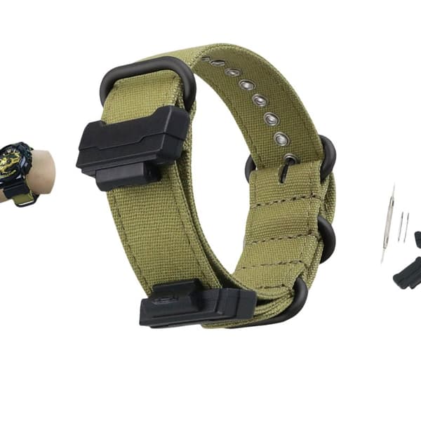 INF Casio G-SHOCK Canvas Nylon klokkerem for GD/GAGLS-100/120/DW5600