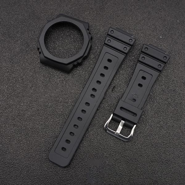 Sort TPU urrem til Casio GA-2100/2110