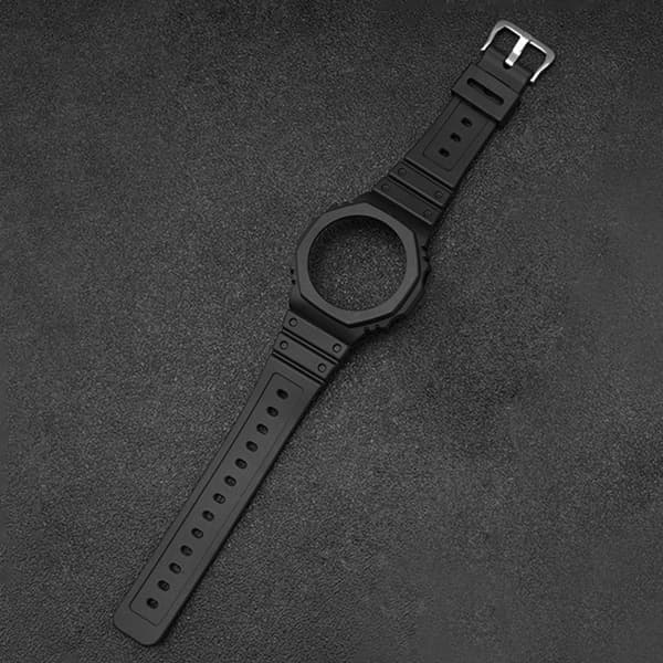 INF TPU klockarmband för Casio GA-2100/2110 - Svart