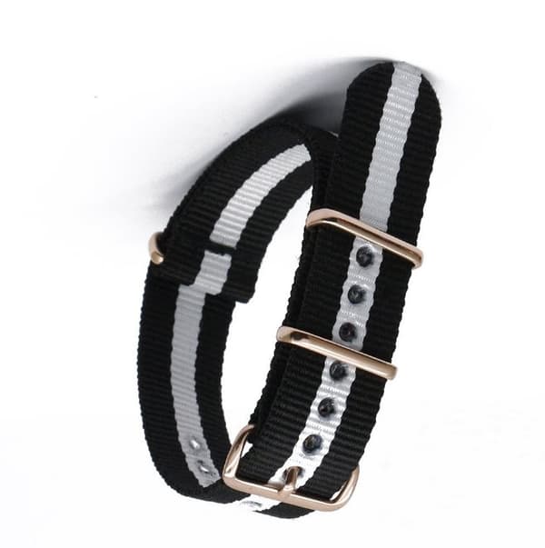 INF Nylon klockarmband med ovalt spänne 0