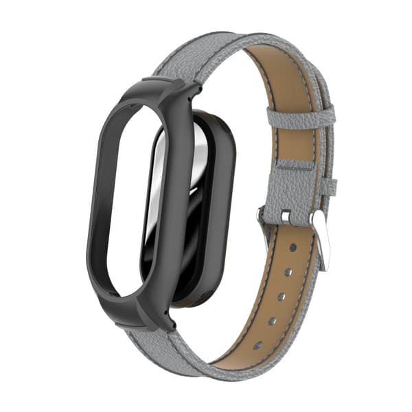 INF Metallikehys Xiaomi Mi Band 8:lle 7# Litchi-tekstuurilla