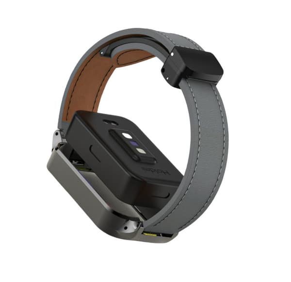 INF Redmi Band 3 magneettinen taitettava metallirunkohihna Harmaa