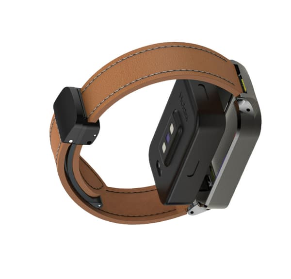 INF Redmi Band 3 Magnetisk vikbar metallramrem Brun