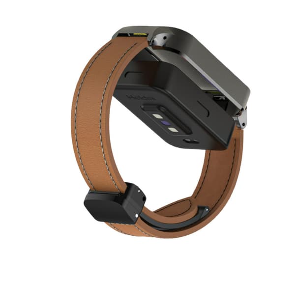 INF Redmi Band 3 Magnetisk vikbar metallramrem Brun