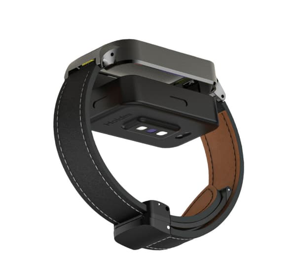 INF Redmi Band 3 magneettinen taitettava metallirunkohihna Musta