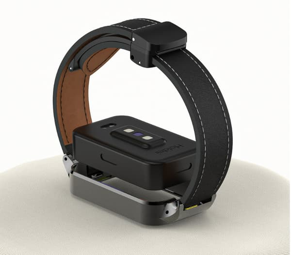 INF Redmi Band 3 magneettinen taitettava metallirunkohihna Musta